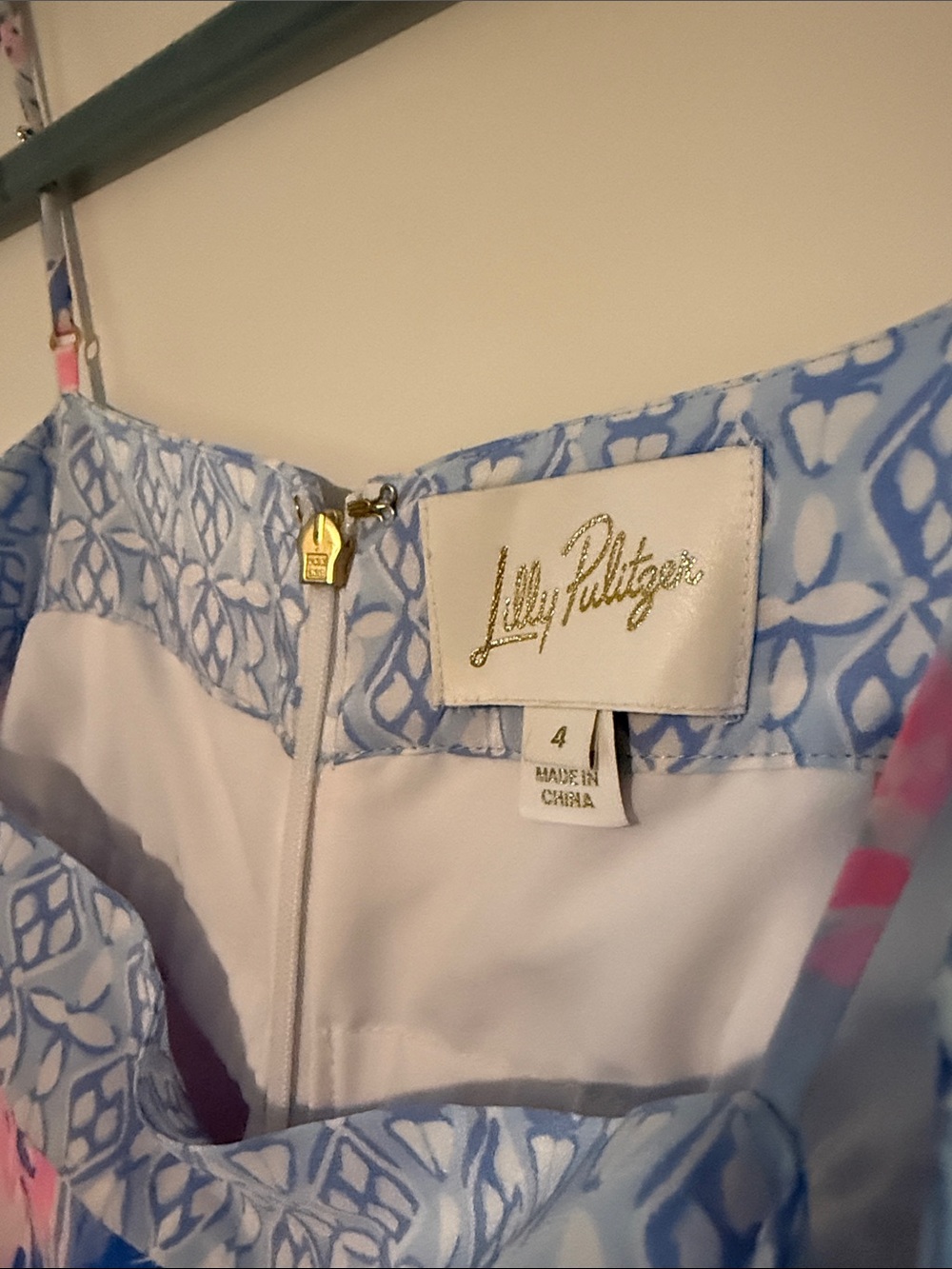 Lilly Pulitzer Pink and Blue Floral Mini Dress - Picture 2 of 4